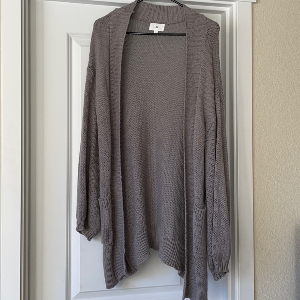 Gray sweater